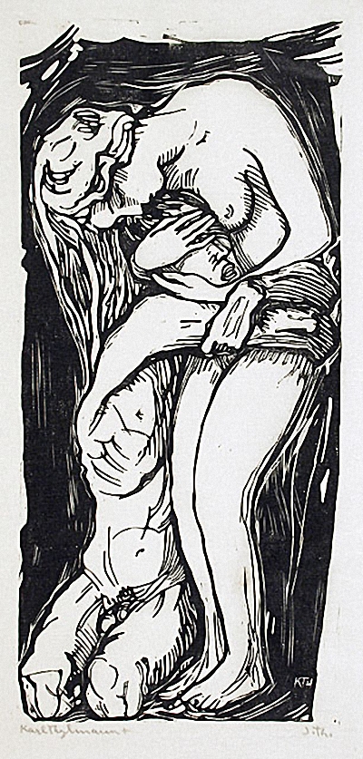 Lovers by Karl Thylmann, 1916